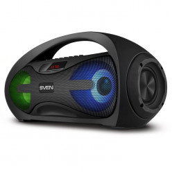 SVEN PS-425, black (12W, Bluetooth, FM, USB, microSD, LED-display, 1500mA*h)